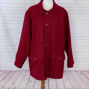 Vintage Pendleton Mens Wool Coat Size Large